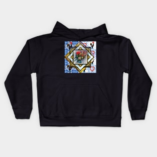 Portuguese folk art Kids Hoodie